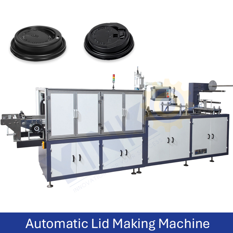 Automatic cup lid making machine