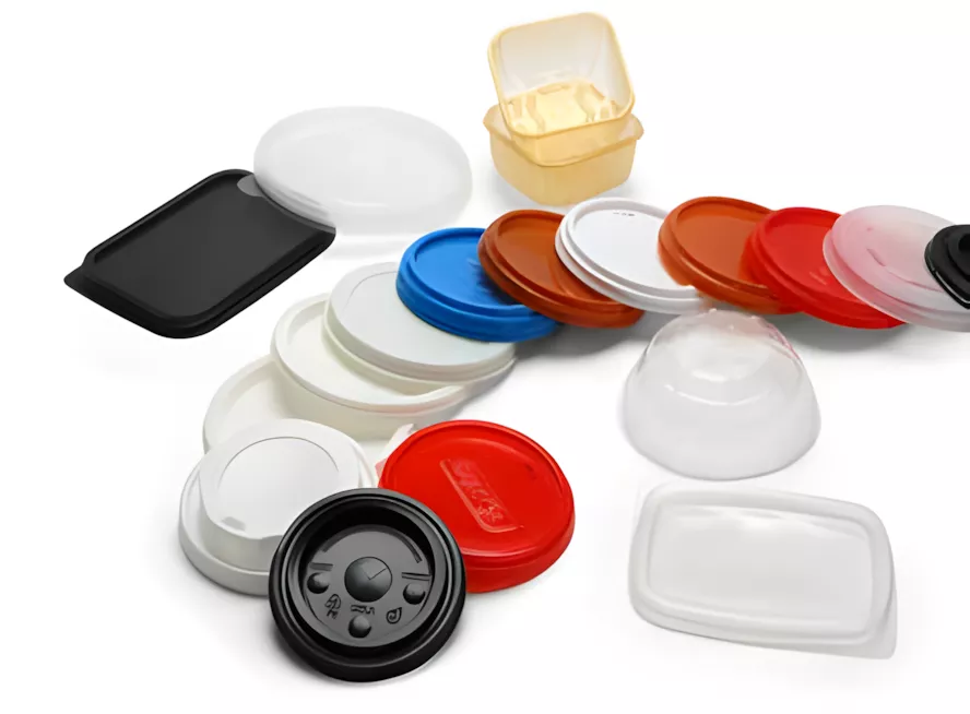 Disposable cup and lid production